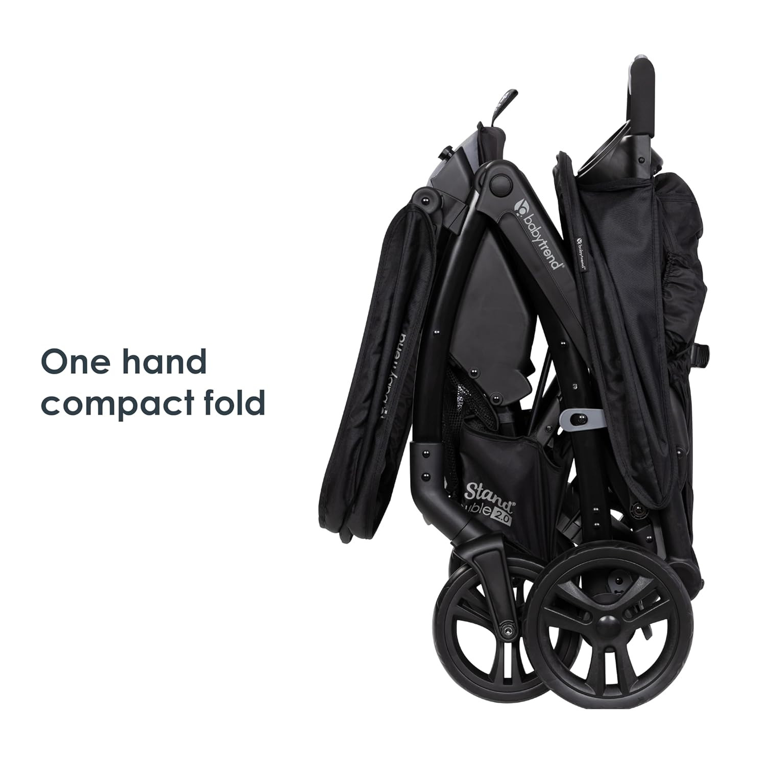 Sit N' Stand® Double 2.0 Stroller, Dash Black