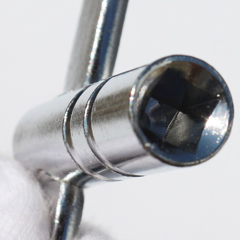 Adjustable Silvery Drum Skin Key Tuner Solid Square Socket Durable Tool New