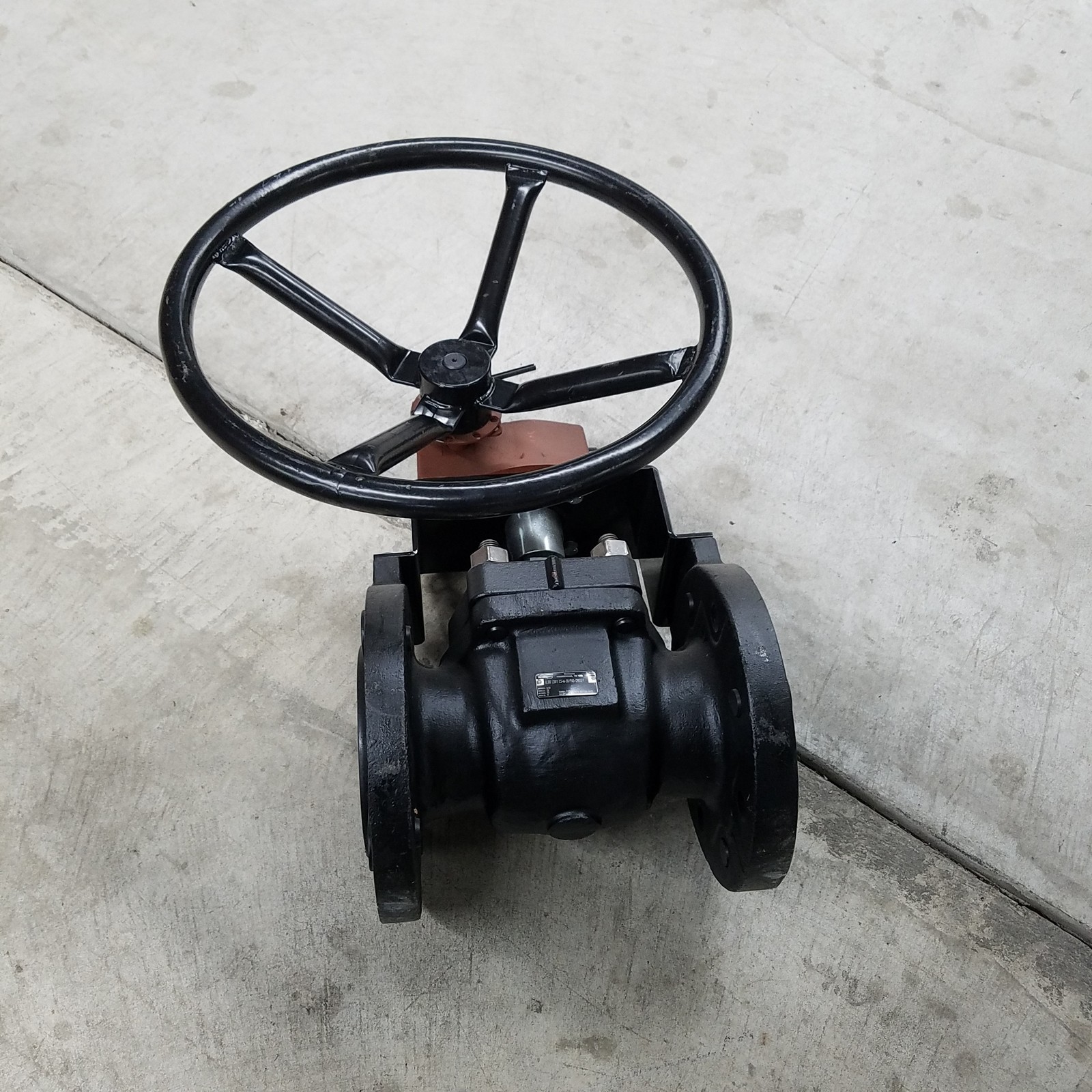 Flowserve McCanna 4.00 Z301 CS-W-S6/PAD-CM6501 4" Ball Valve, WCB Body, S6 Ball