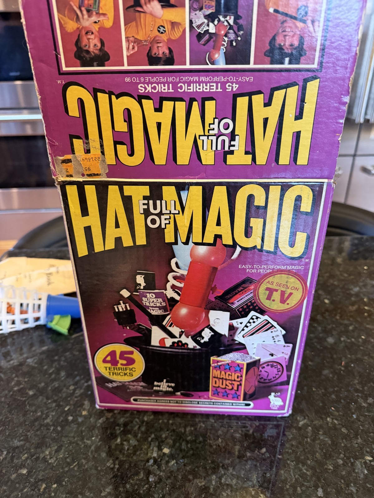 Vintage Hat Full Of Magic Reiss Toy Incomplete 1976 Magic Set