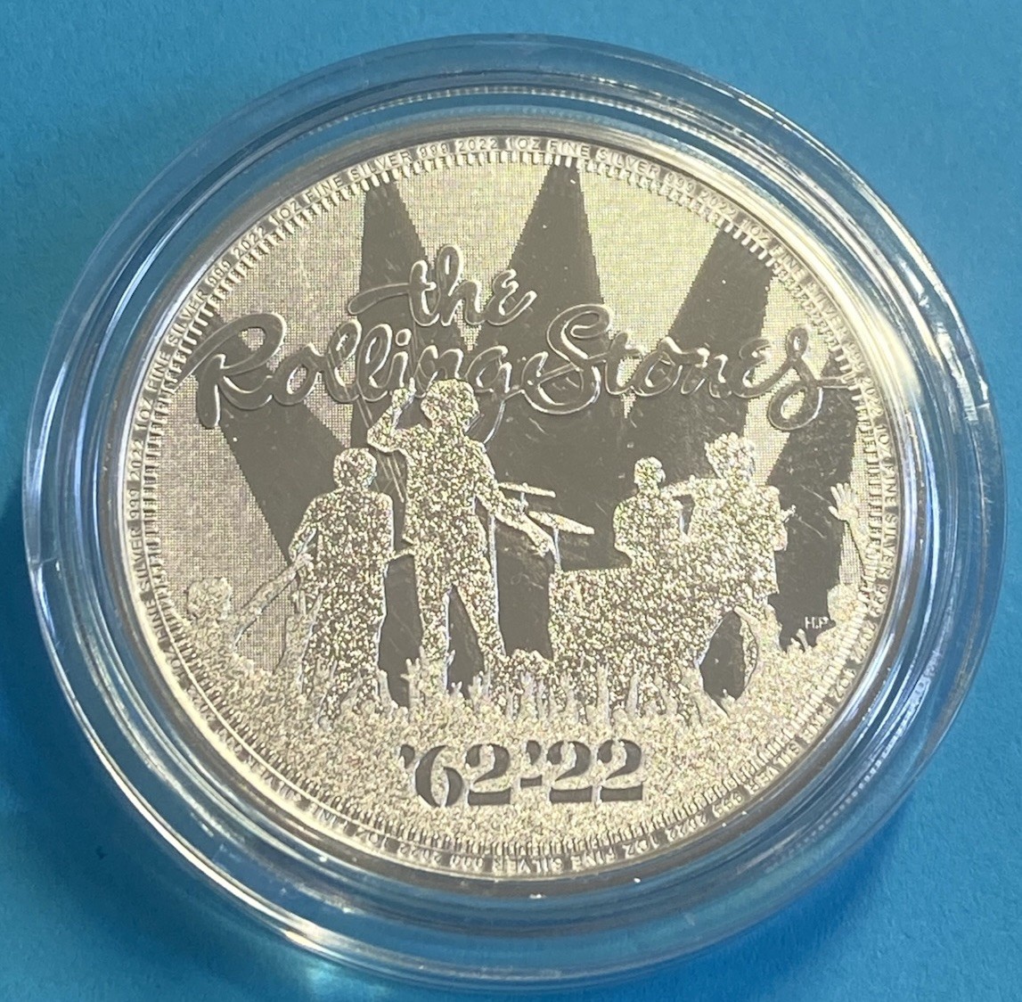 The Rolling Stones | 2022 Great Britain Silver 2 Pounds | .999 Silver 1oz | UK