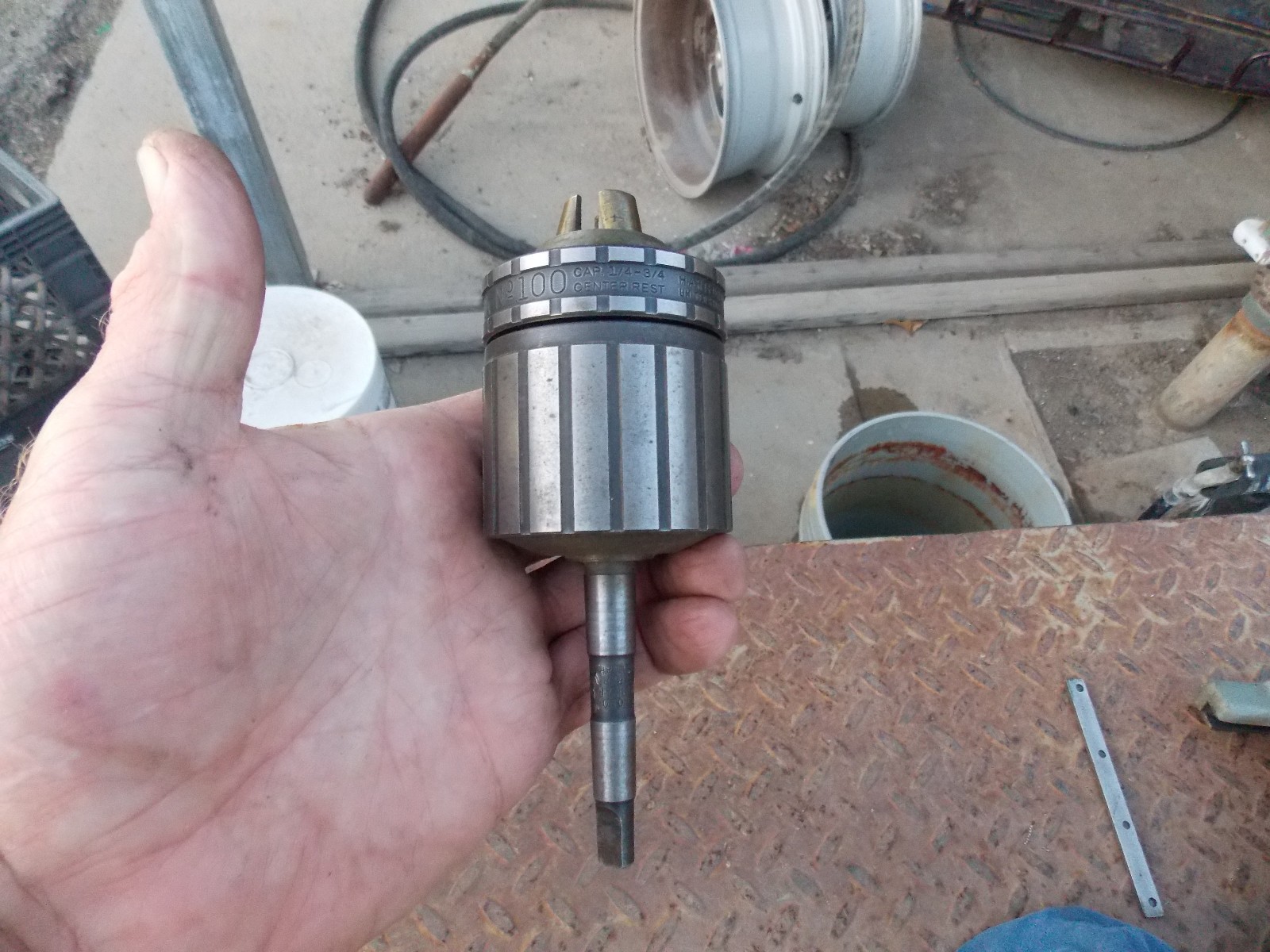 JACOBS 100 keyless CHUCK 1/4" - 3/4" No 1 MORRIS TAPER for drill lathe etc