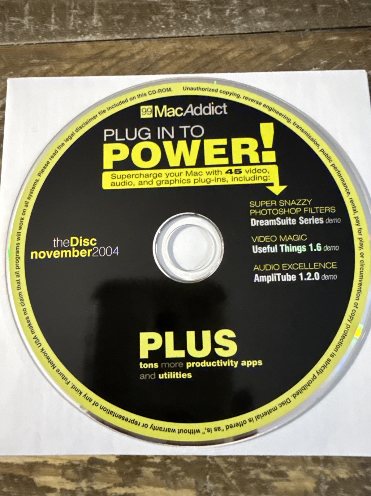 Mac Addict Plug Into Power PC Cd Rom