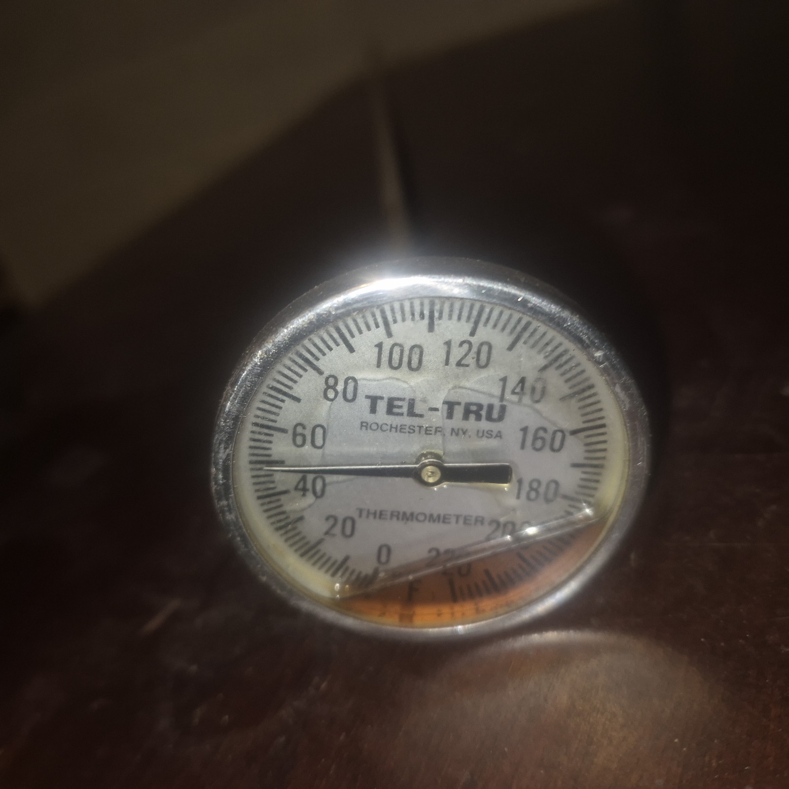 TEL-TRU  Analog Dial Thermometer,Stem 24" L