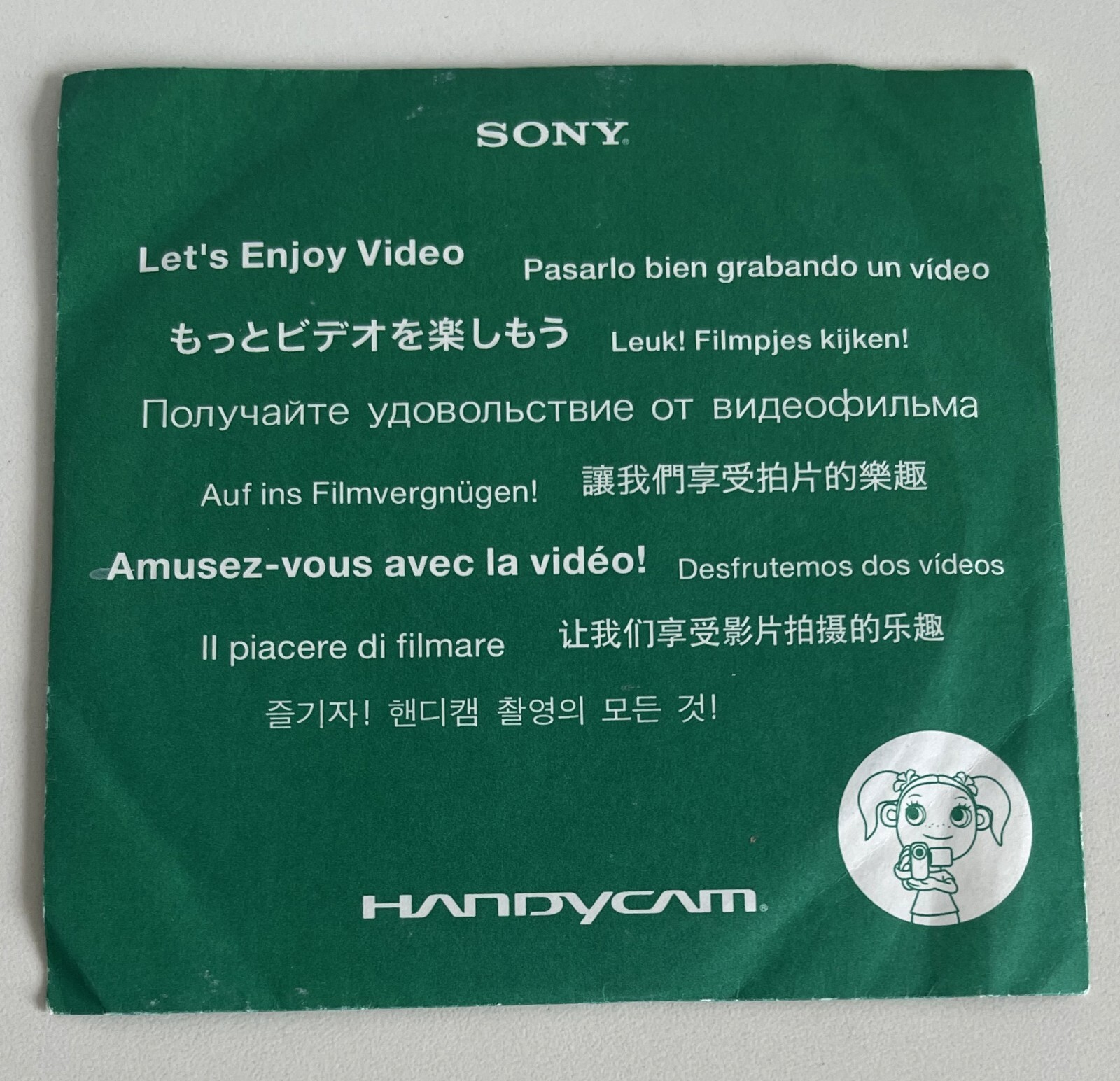 Sony Handycam PC Software Lot's Enjoy Video CD Disc (What You See In Pictures)