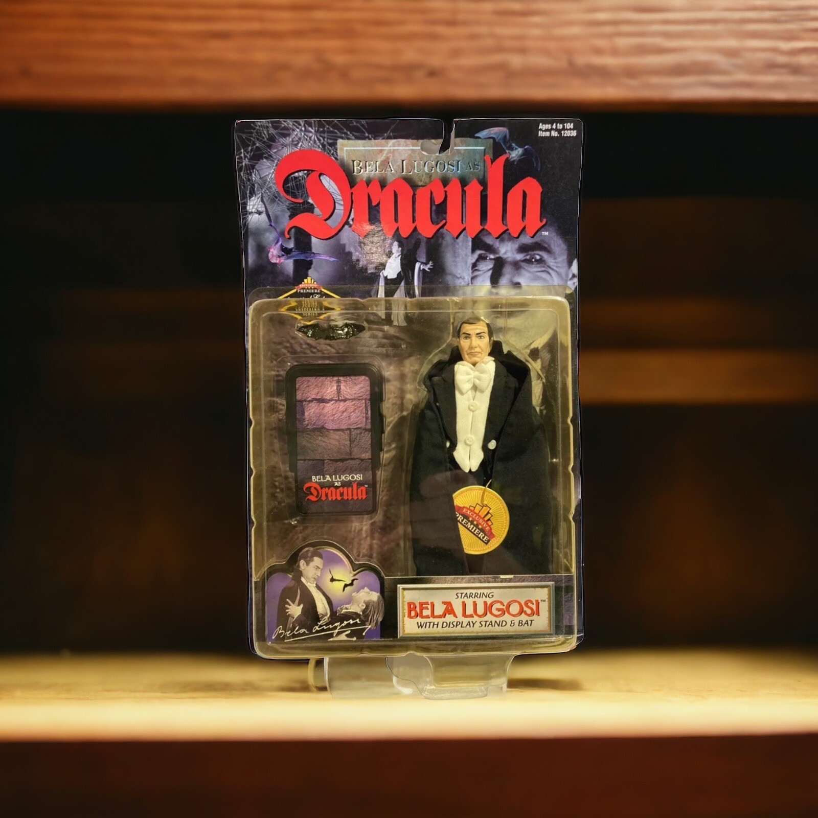 Vtg 1998 Exclusive Premier BELA LUGOSI as DRACULA Universal Monsters Figure