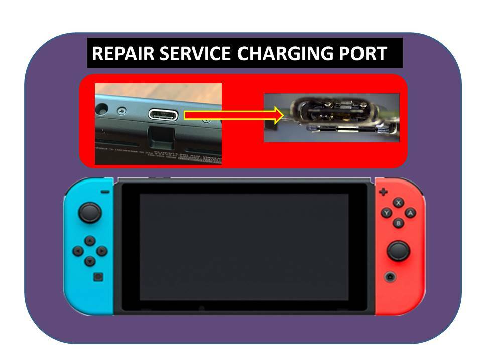 Nintendo Switch Broken Charging Port Repair Service