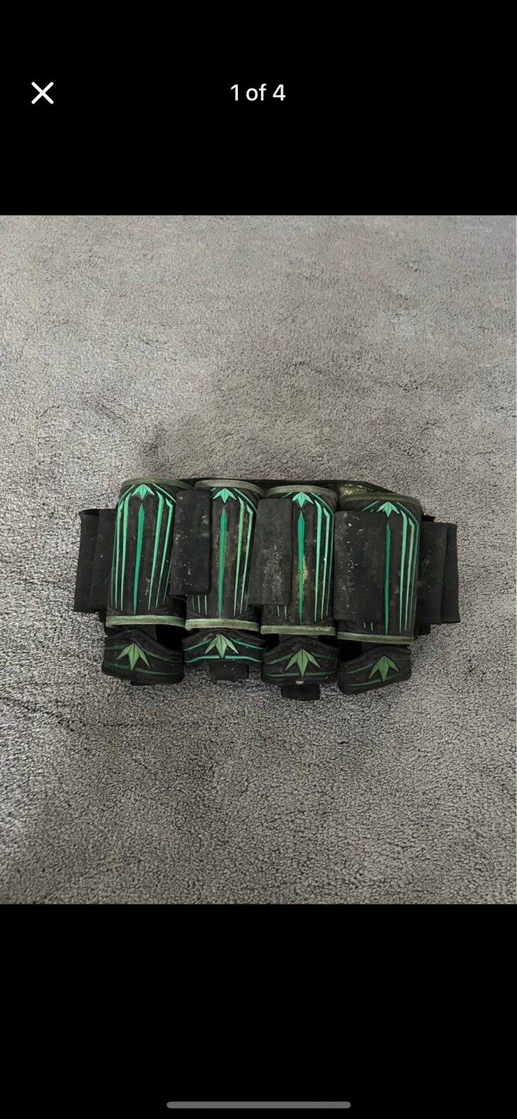 BNKR Kings Green Paintball Pack