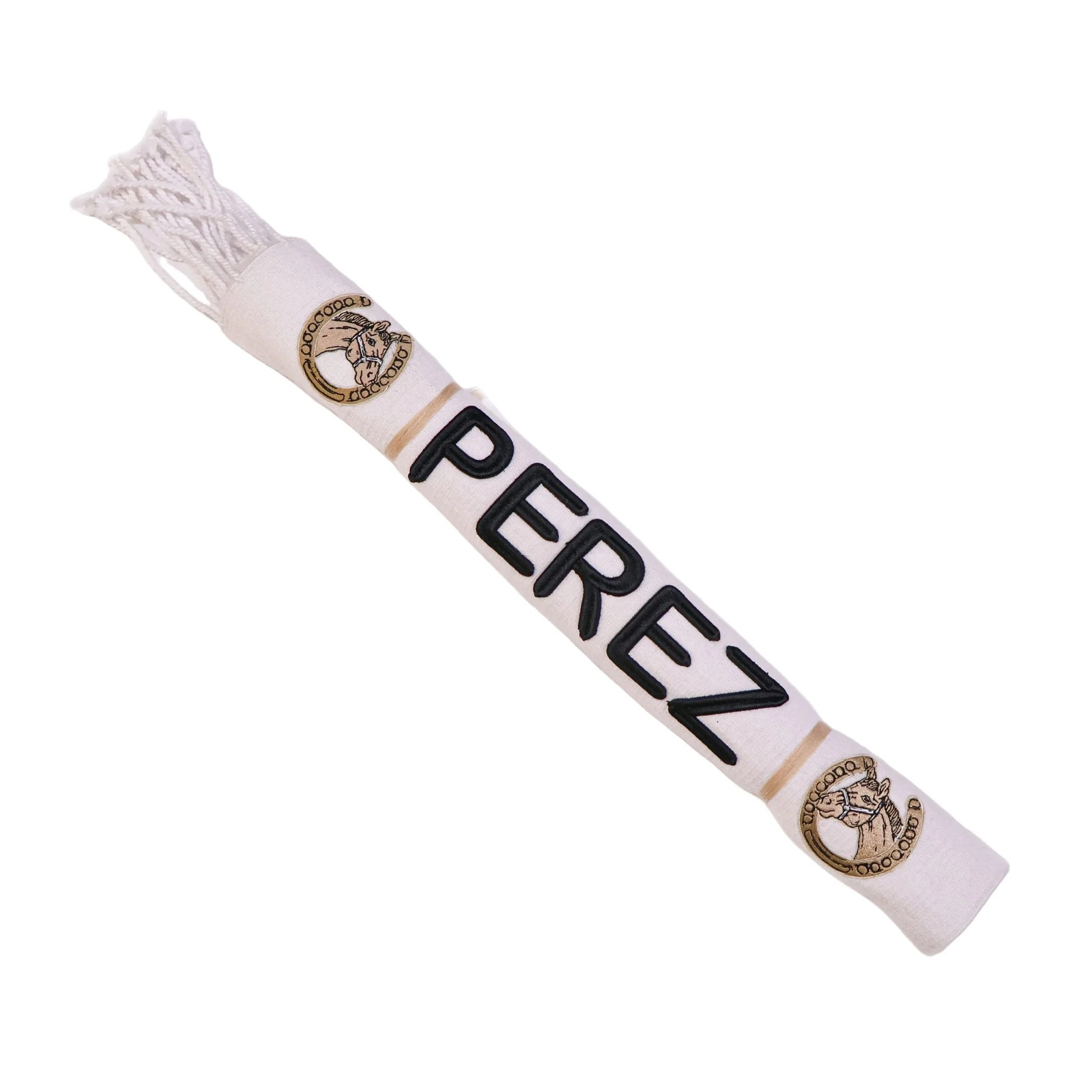 White Perez Charro Saddle Sarape Lienzo