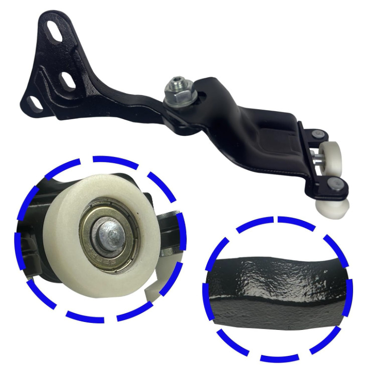 Right Sliding Door Roller Hinge Kit Upper Middle Lower for Ford Transit 15-19