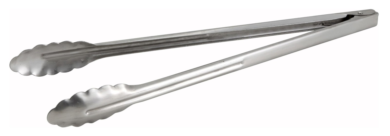 Coiled Spring Extra Heavyweight Stainless Steel Utility Tong, 16-Inch