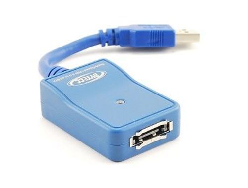 6 inch USB 3.0 SuperSpeed to eSATA Cable Adapter Bridge, SAT-E301