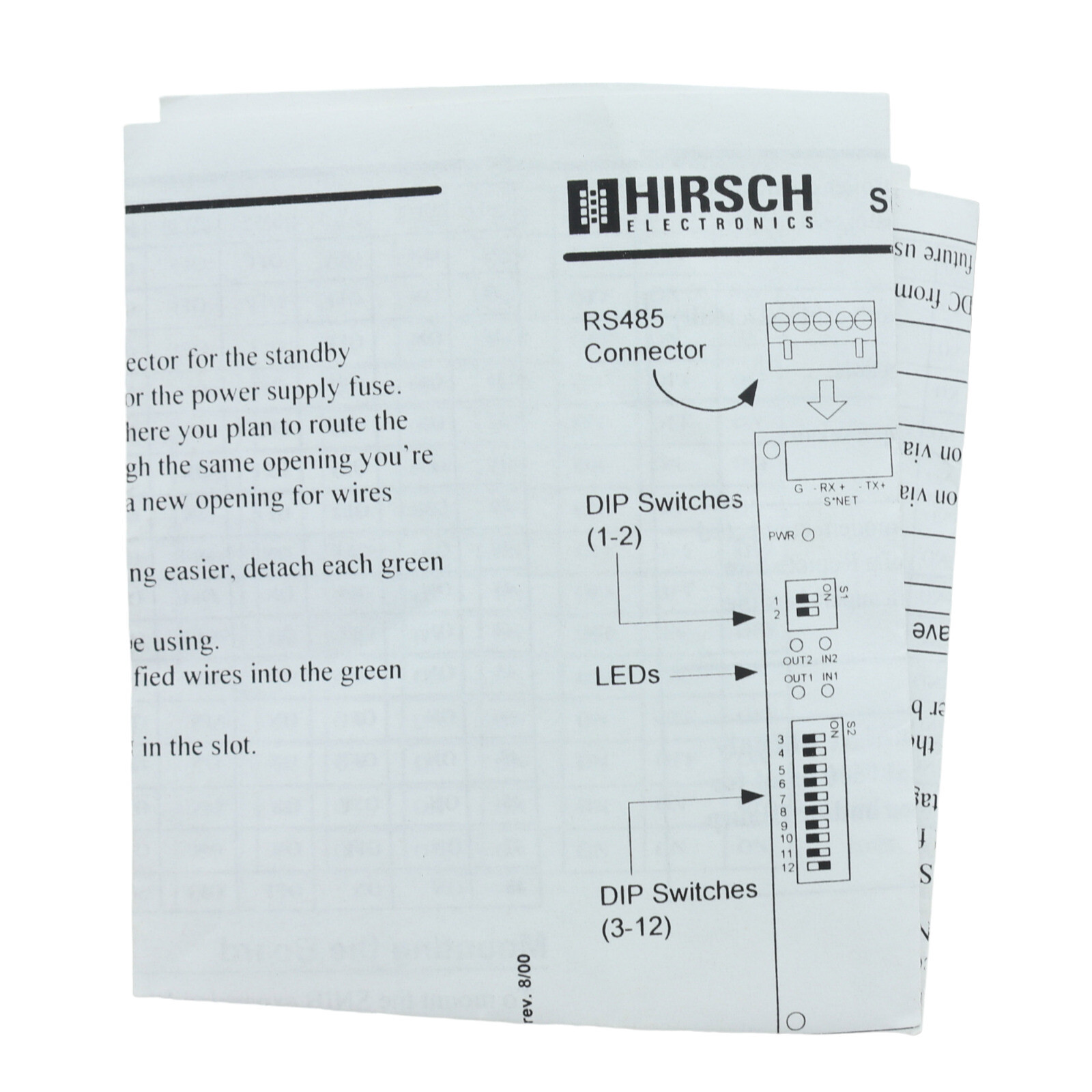 Hirsch Electronics SNIB Secure Network Interface Board PC Controller (Open Box)