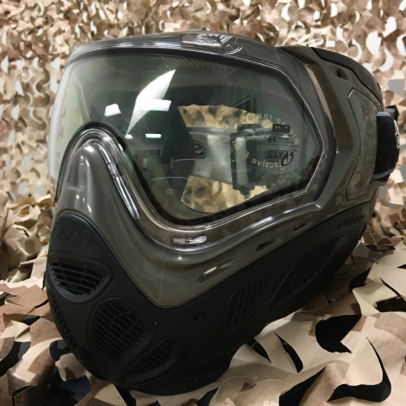 NEW Sly Profit Thermal Anti-Fog Paintball Mask Goggle Series - Titanium Silver