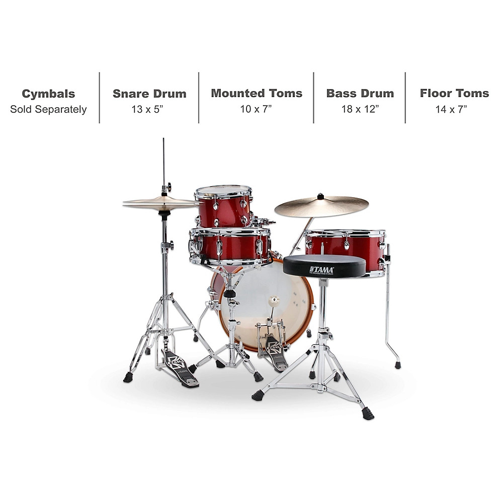 TAMA Club-JAM 4-Piece Shell Pack Candy Apple Mist