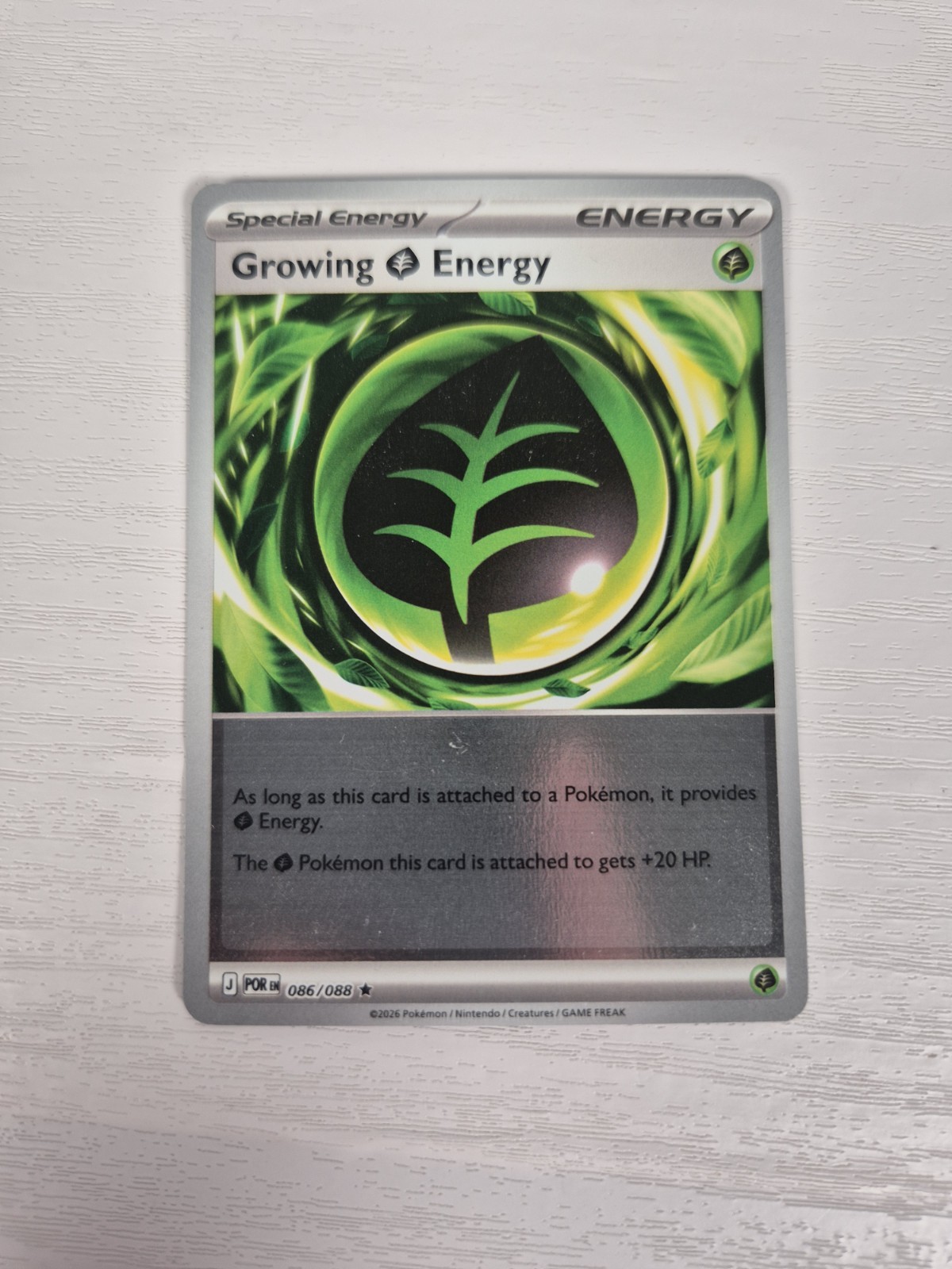 086/088 Gowing Energy Perfect Order Pokemon TCG Reverse Holo NM