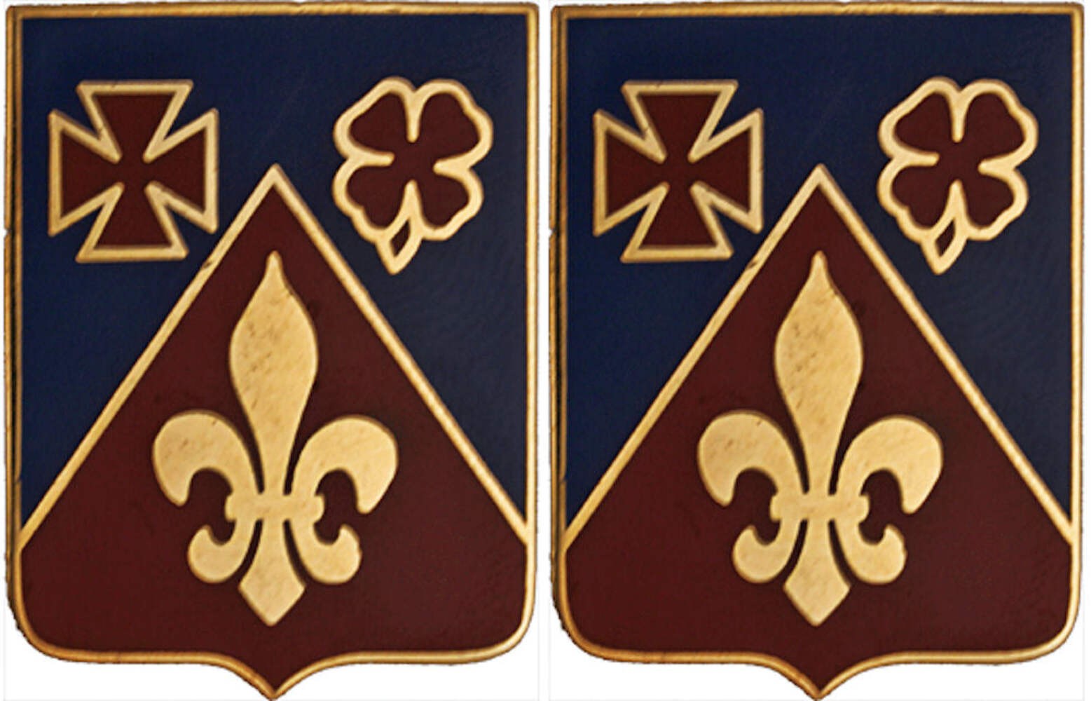 106th Field Artillery New York Distinctive Unit Insignia - Pair