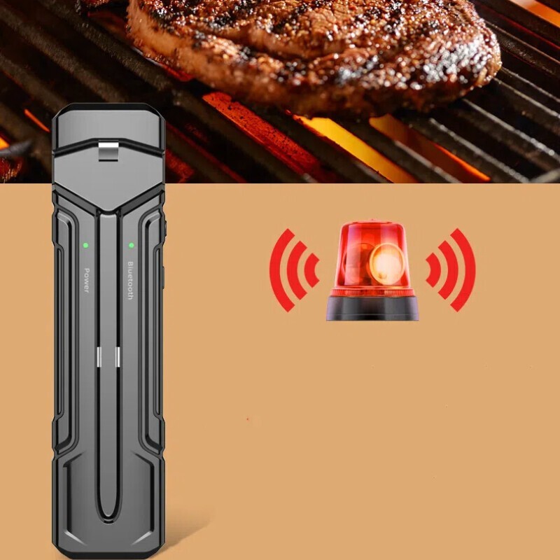 Wireless Bluetooth Roast Thermometer Smart Probe Oven BBQ Thermometer For Home