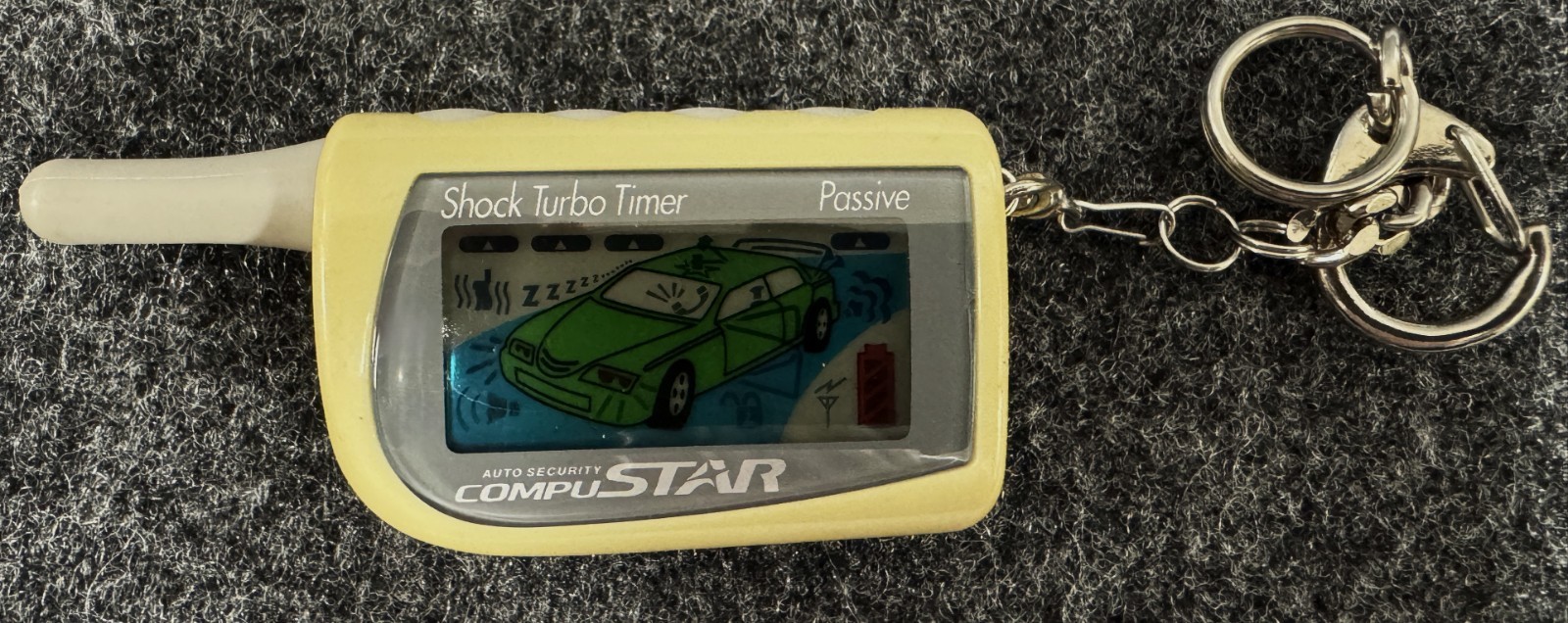 Compustar N99J447R Remote Control lights up/not tested/no battery cover