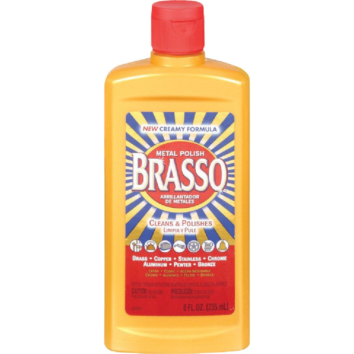 Brasso 8 Oz. Metal Polish 2660089334 Brasso 2660089334 026600893347