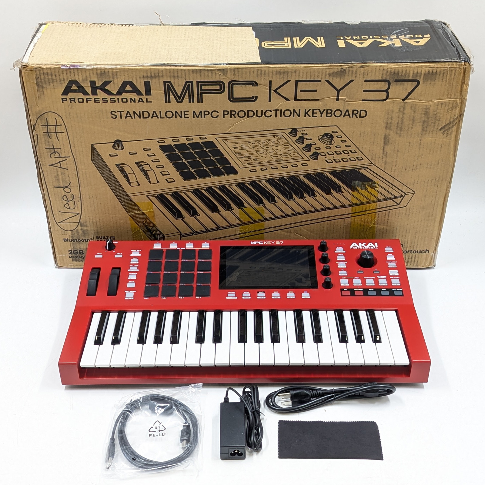 Akai MPC Key 37 Standalone Production Midi Keyboard (MPCKEY37XUS) Red