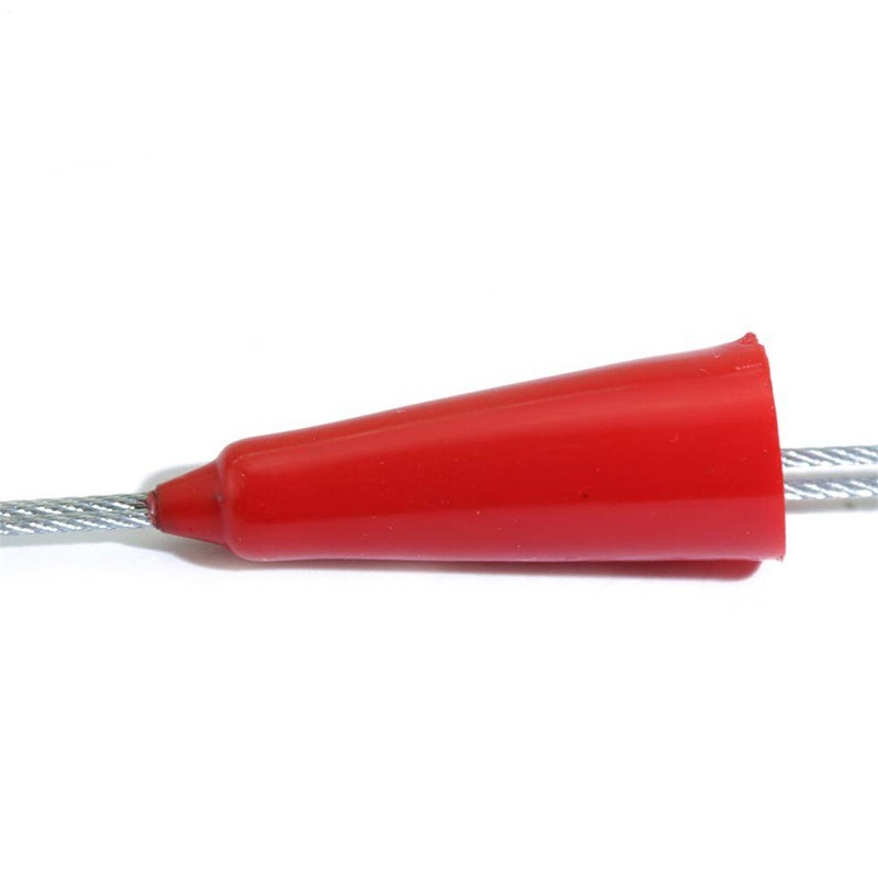 5x Red Wire Traction Tape Fastener for Electrical Fish Tape Cable Puller Power