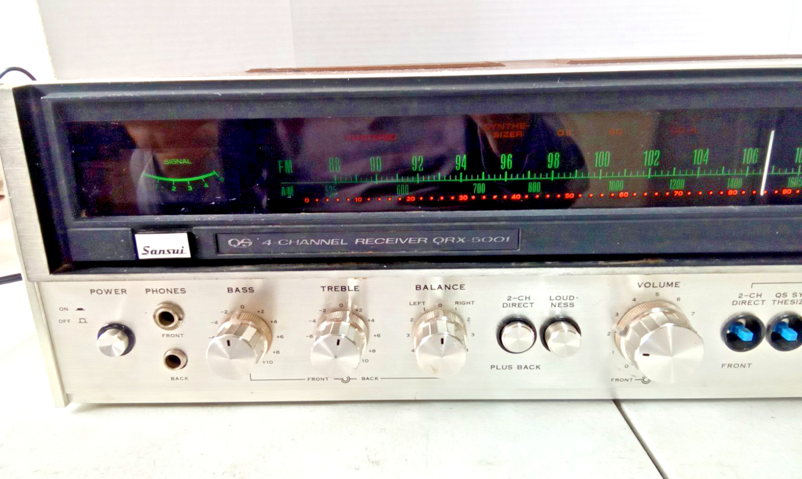 Sansui QRX-5001 4-Channel Quadraphonic Stereo Receiver - Working! TESTED!!!