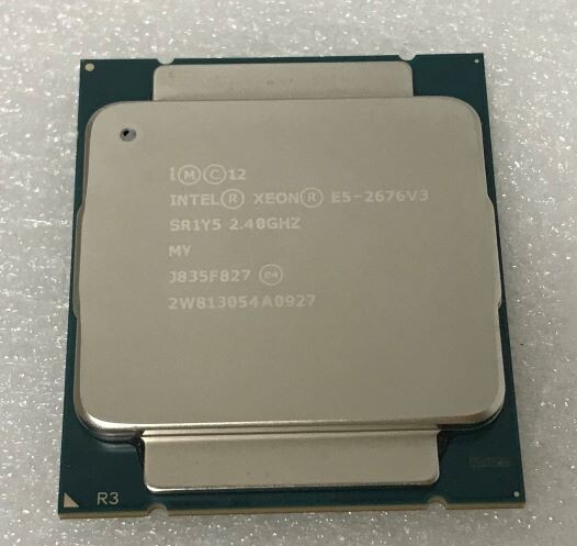 SR1Y5 INTEL XEON E5-2676V3 2.40GHZ 30MB 12-CORE 105W PROCESSORS. Qty Available