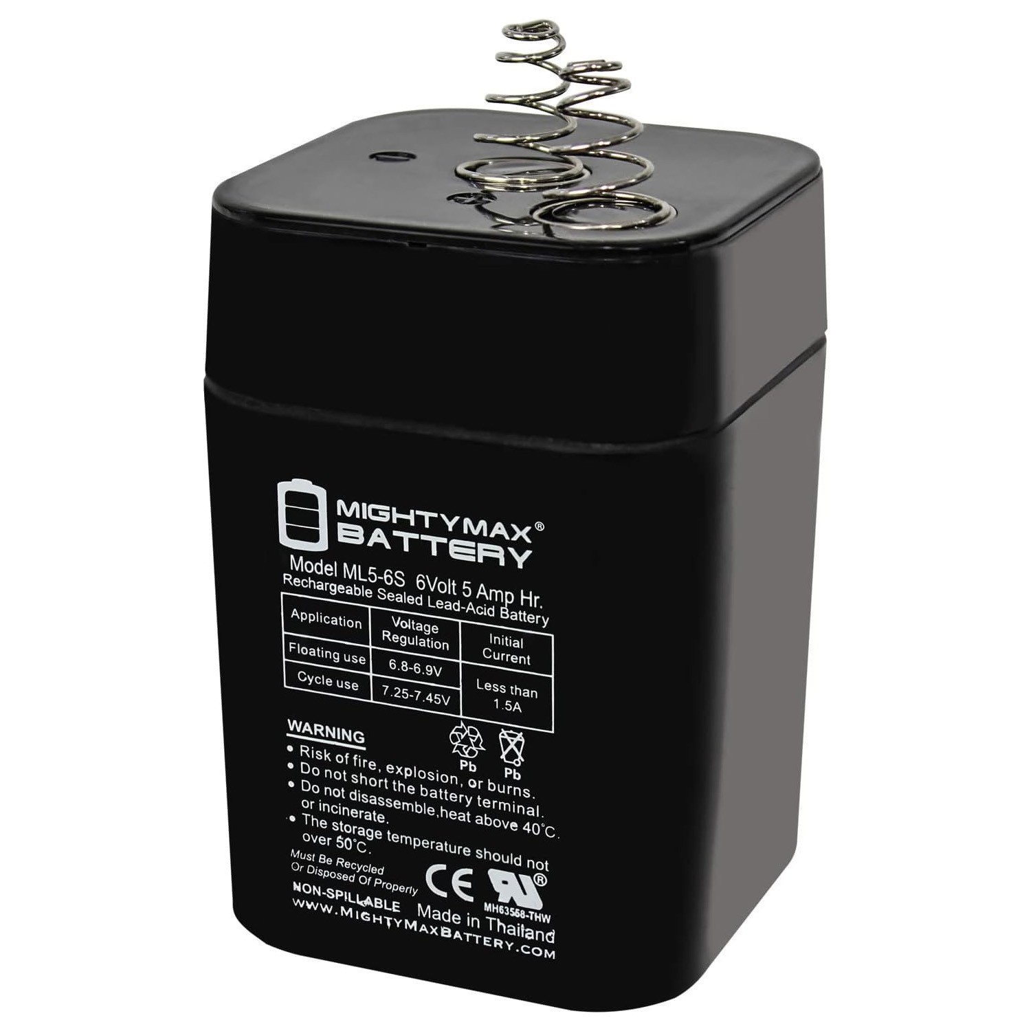 Mighty Max 6V 5Ah Battery For Moultrie Pro Hunter Feeder Kit