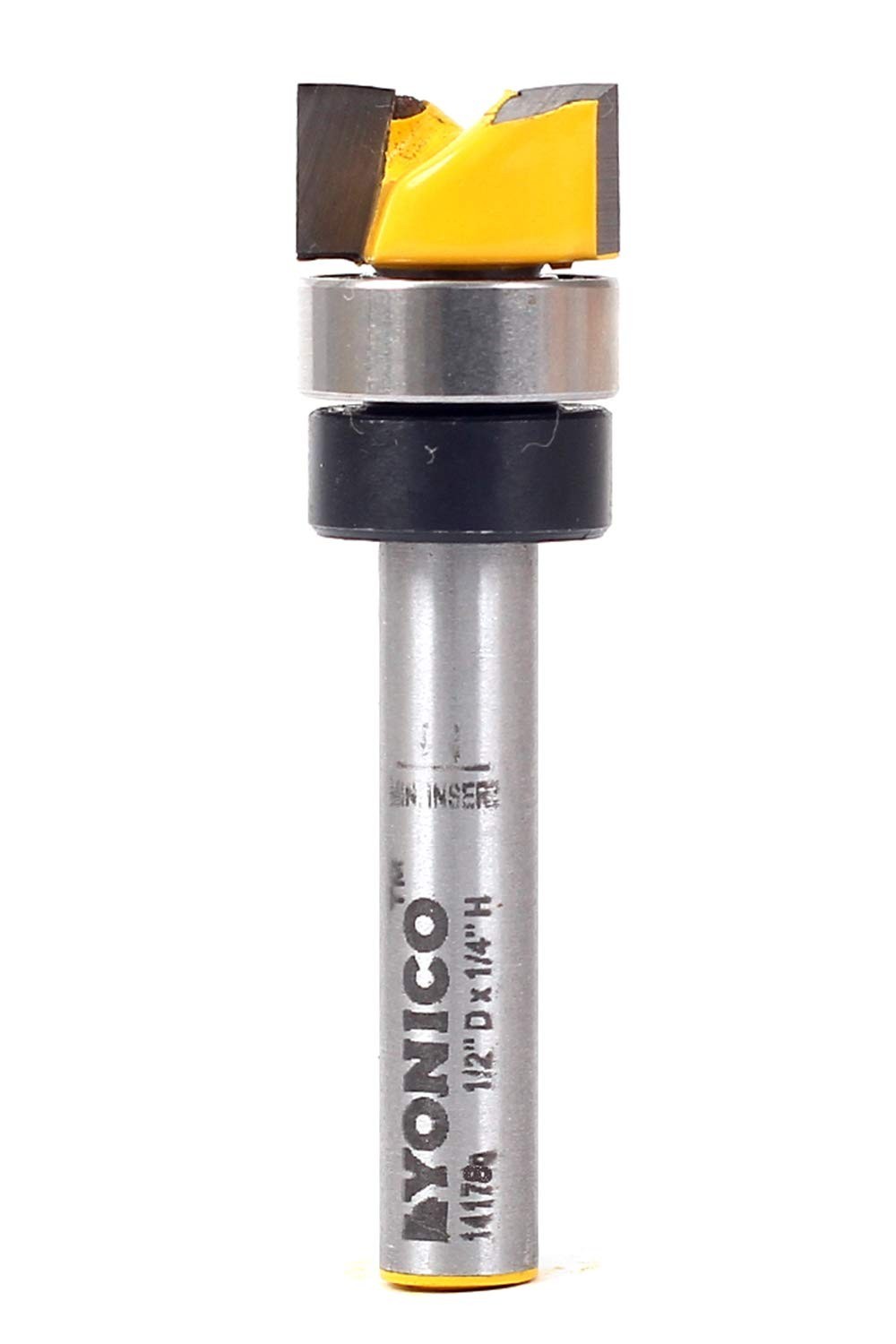 Flush Trim Router Bit 1/2-Inch Diameter & 1/4-Inch Shank for Precision Cuts