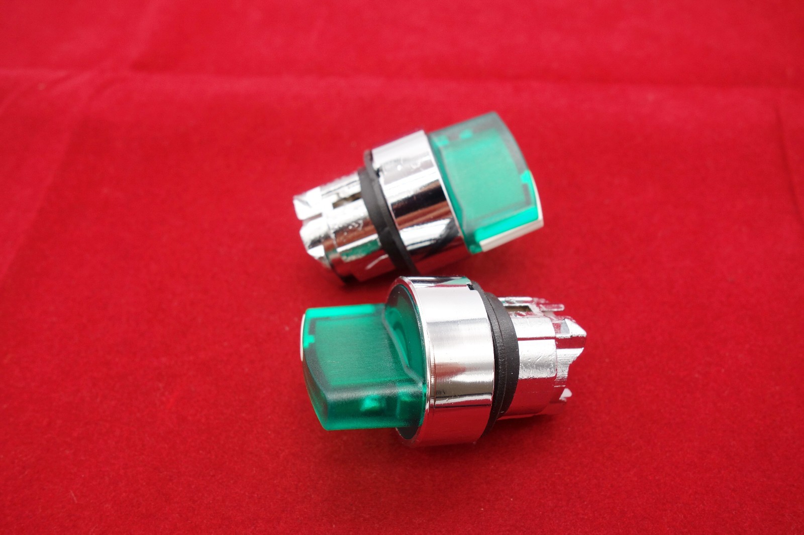 2PC 22MM Green Momentary Select selector SWITCH HEAD 3 Position FITS ZB4BK1533