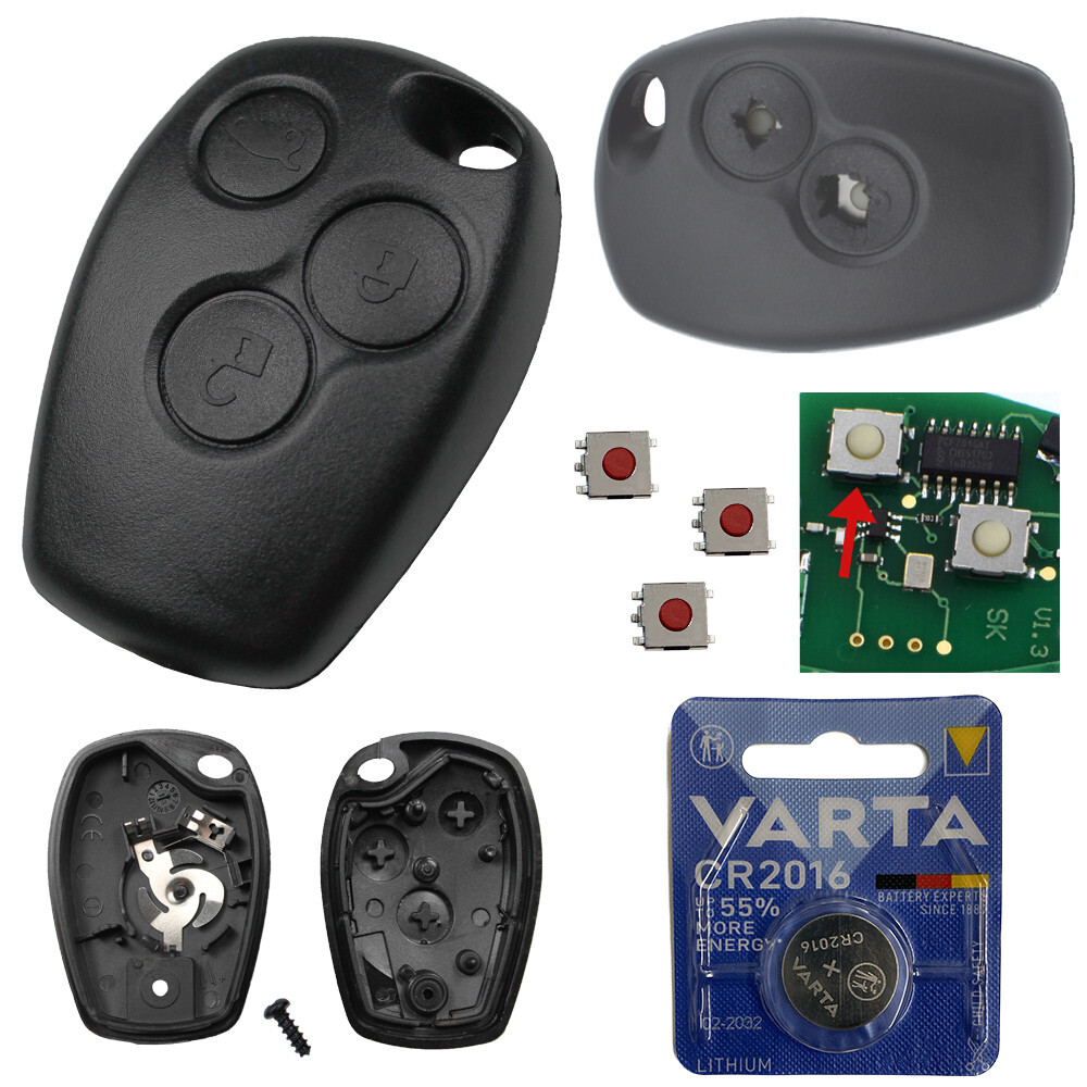 Car Key Repair Kit NEW Fits Dacia Duster Logan Sandero Renault