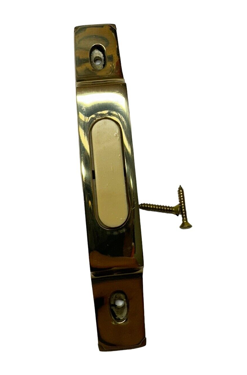 (Box of 6) NuTone PB-36LPB Pushbutton Lighted Door Bell Solid Brass Polished
