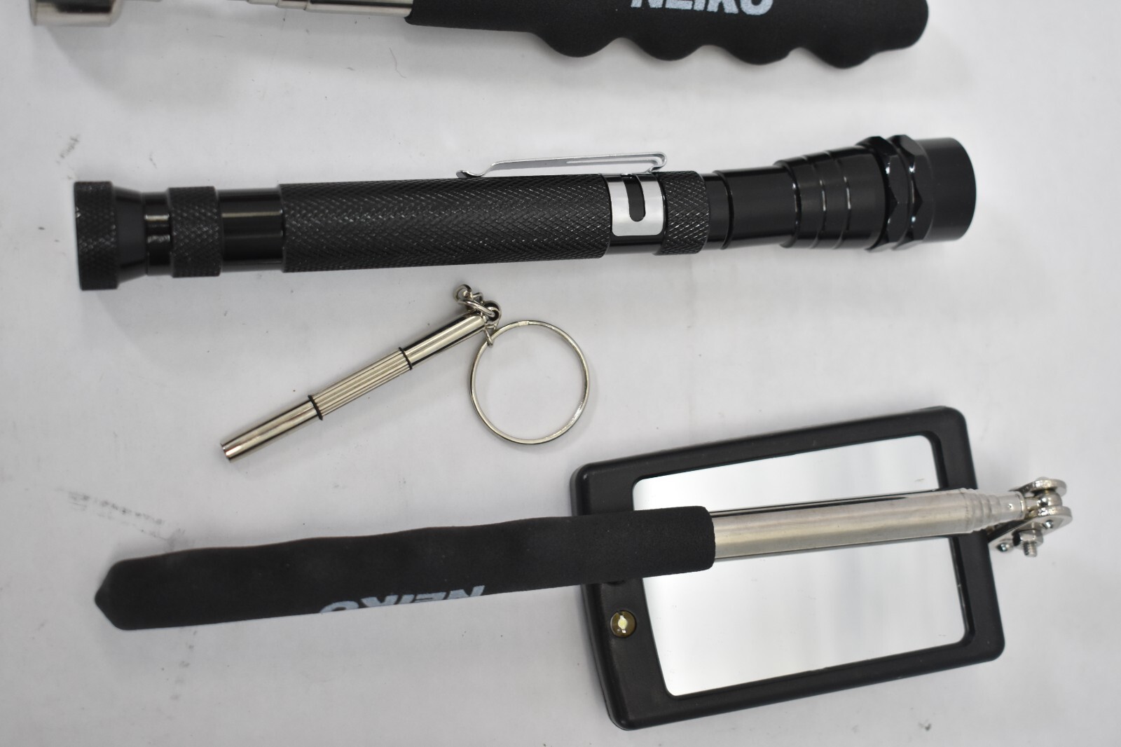 Neiko 6 Piece Magnetic Tool & Telescoping Mirror Set Adjustable 20736A