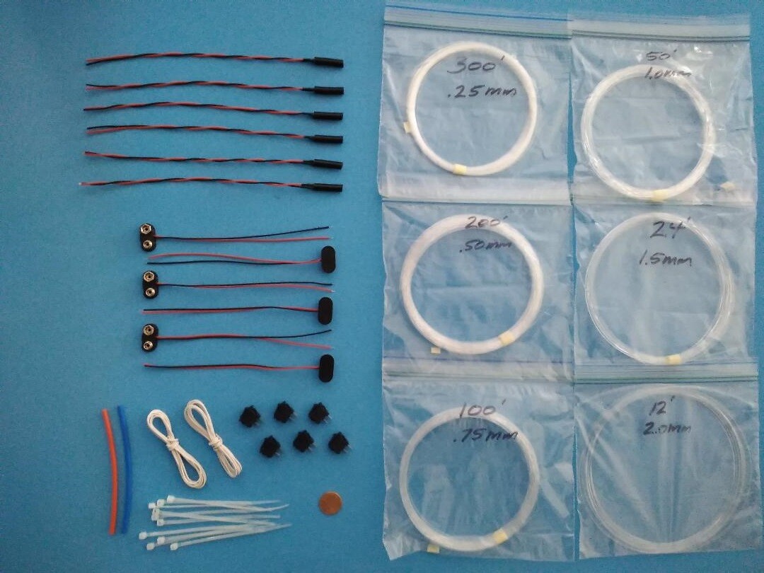 FIBER OPTIC 6 PACK SUPER VALUE MODEL LIGHTING KIT Over $100 value "Limited Time"