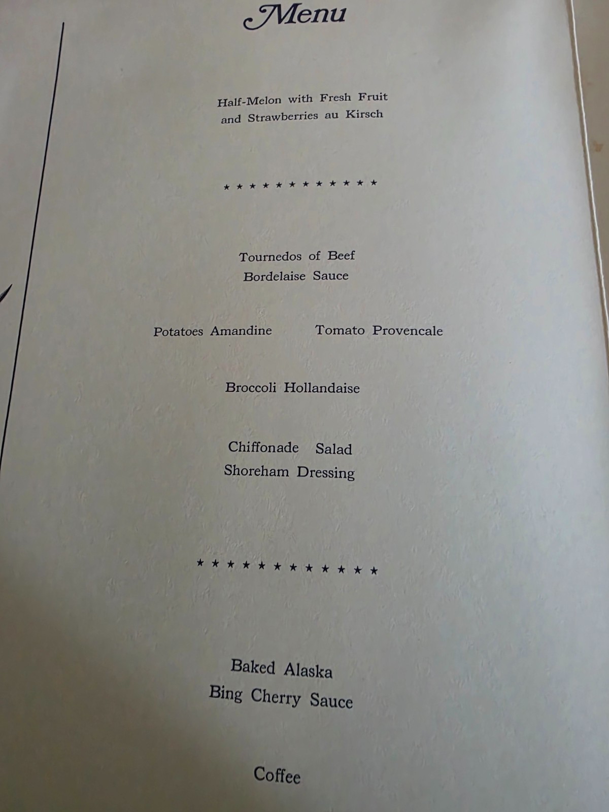 Apollo 11 Splashdown Party Program - Owned by Captain J Holcomb