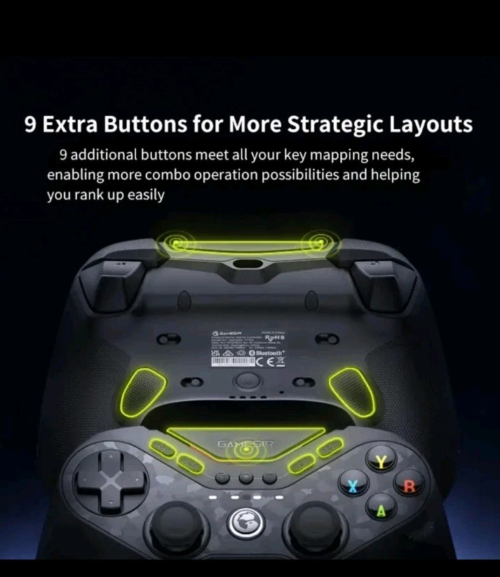 Gamesir Tarantula Pro Switch Controller Hall Effect Gamepad with 9 Mappable Butt
