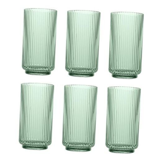 TarHong Mesa Premium Plastic Drinkware 22 Ounce, Set Jumbo Beverage Sage Green