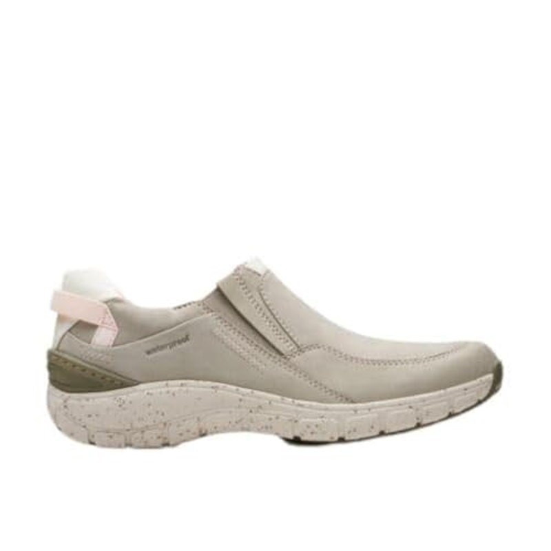 NWT Clarks Women's Wave Plateau Loafer, Stone Nubuck, 8.5