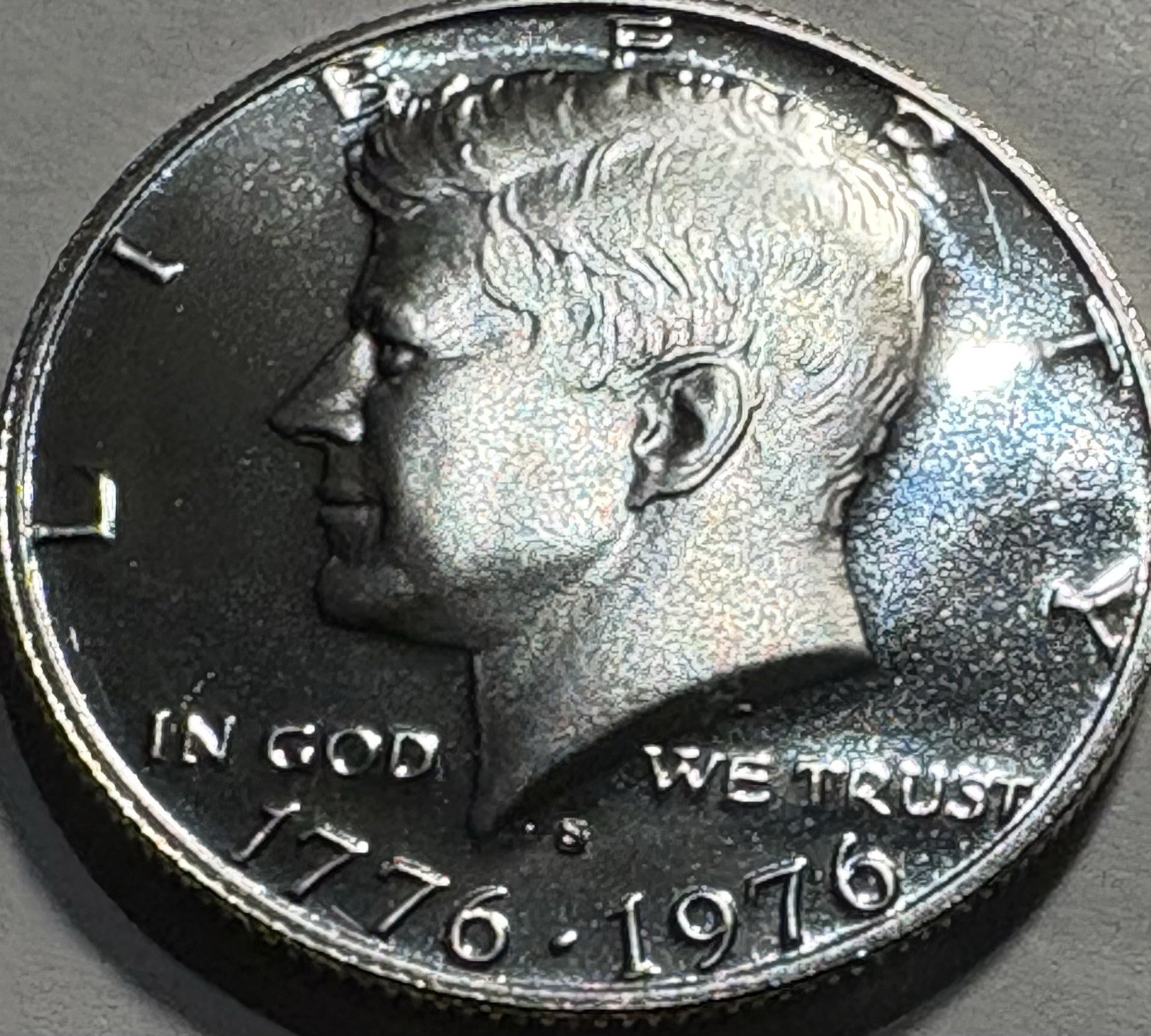 1976 S Kennedy Bicentennial Half Dollar PROOF 40% Silver US Coin 0.400 Fineness