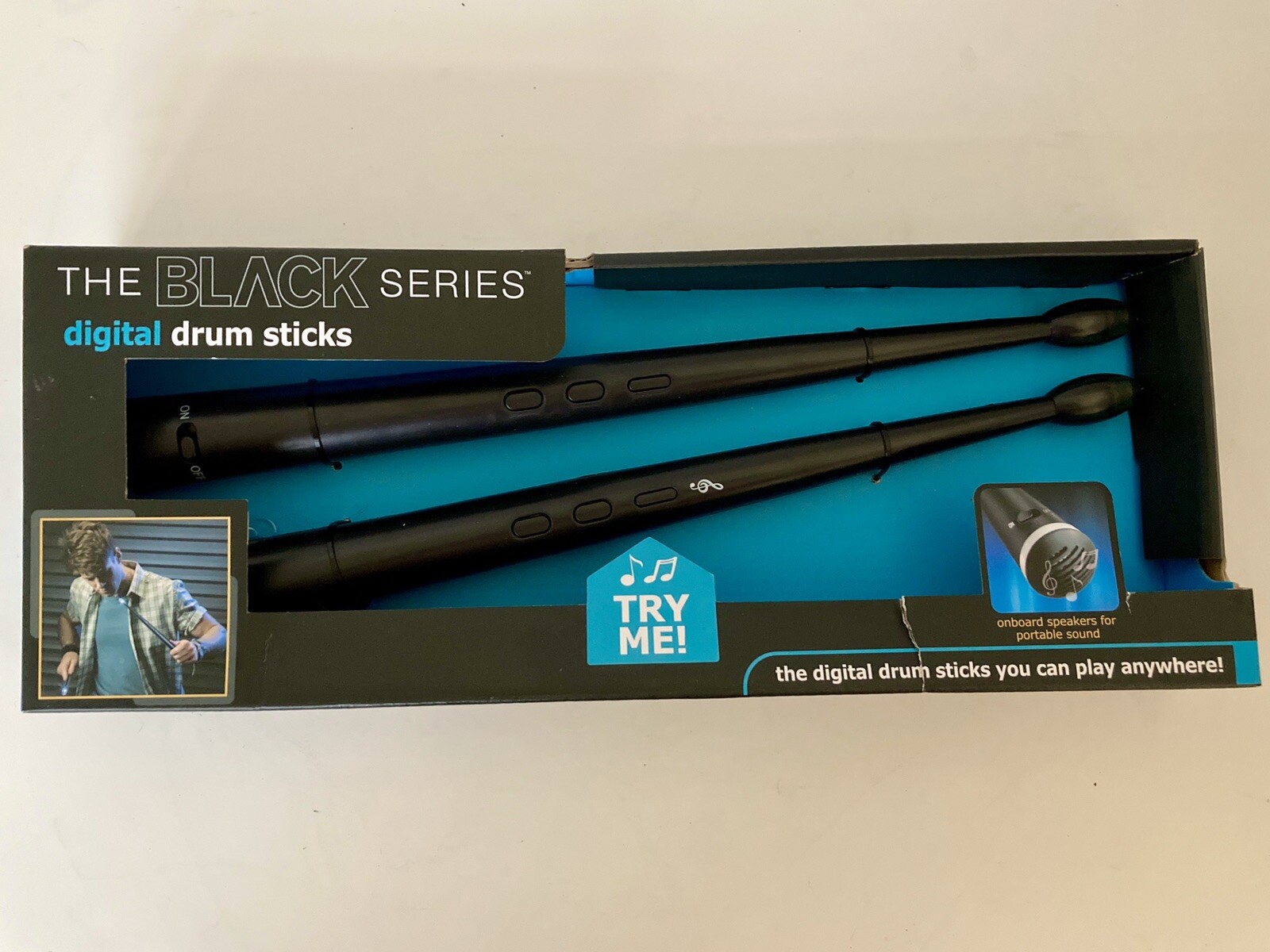 The Black Series Digital Drum Sticks - New