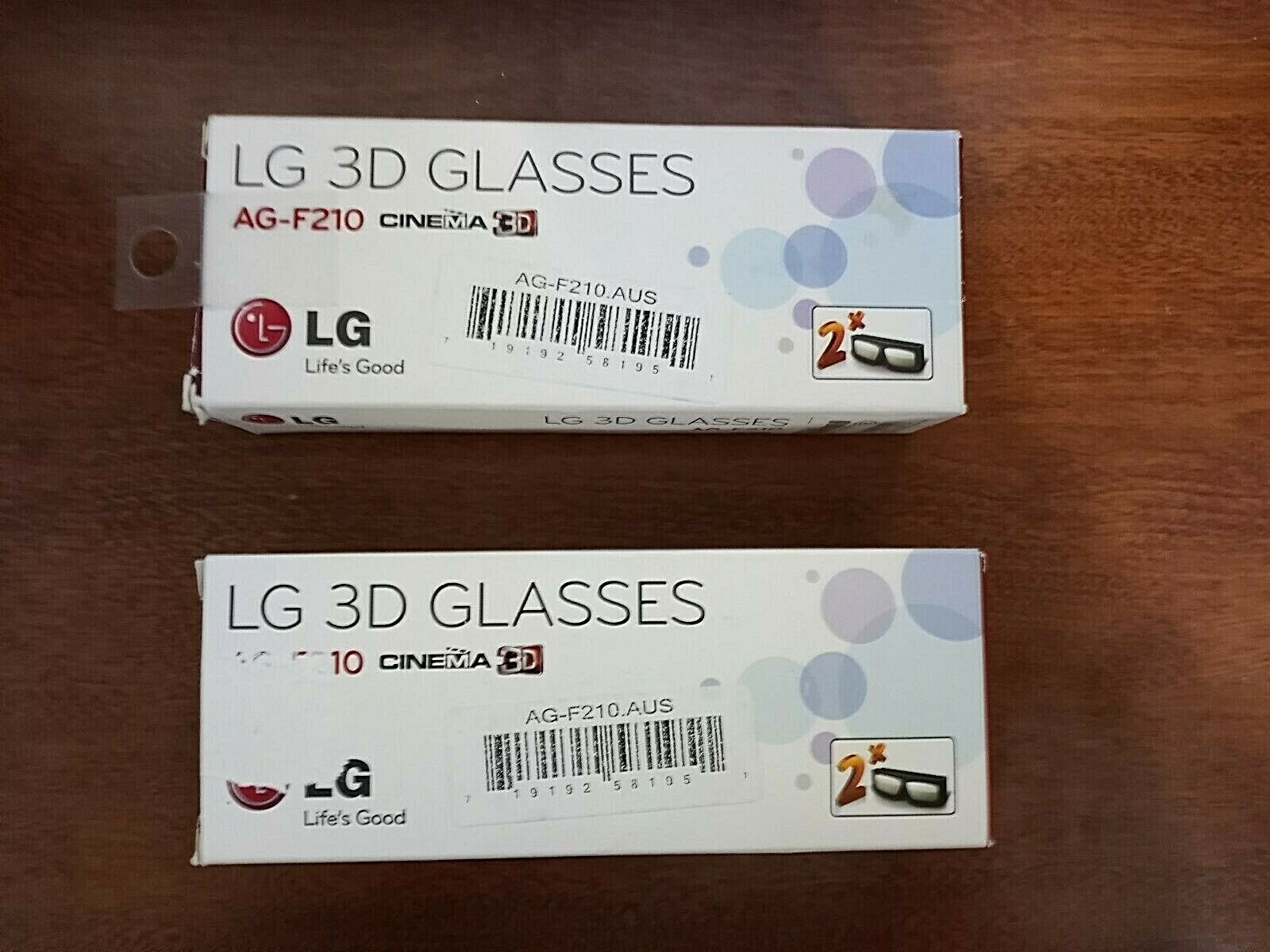LG 3D glasses AG-F210 4 Pair