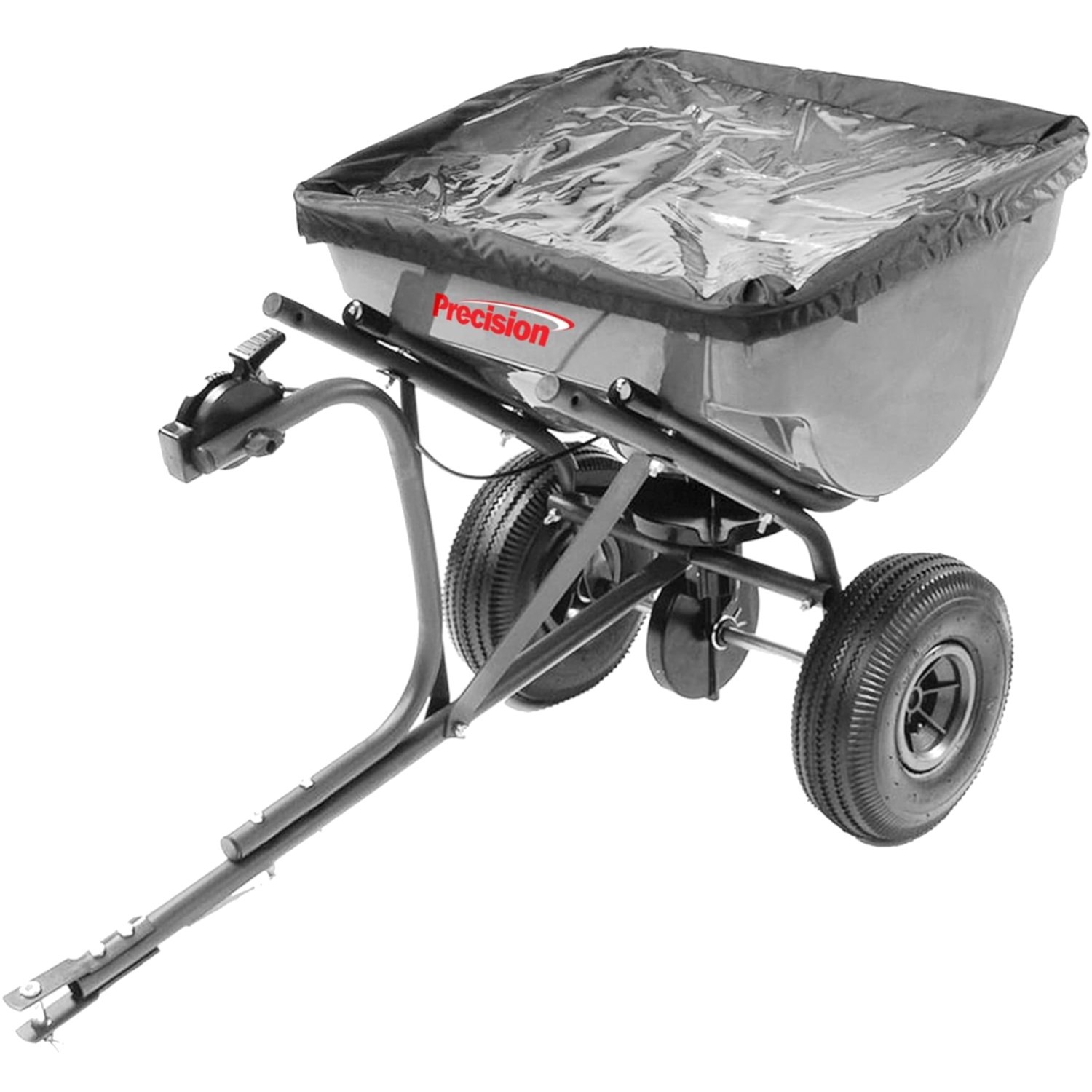 75-Pound Capacity Tow-Behind Semi-Commercial Broadcast Spreader
