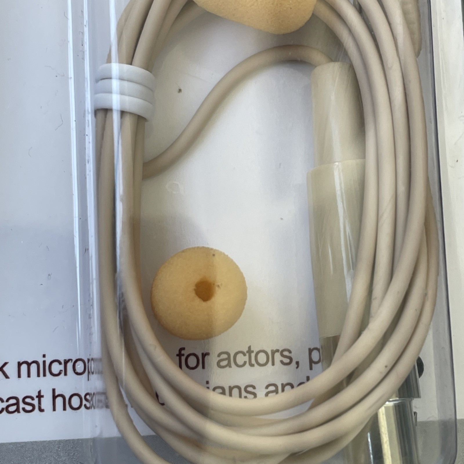 J K Light-Weight Headset Headworn Earhook Microphone MIC-J D4