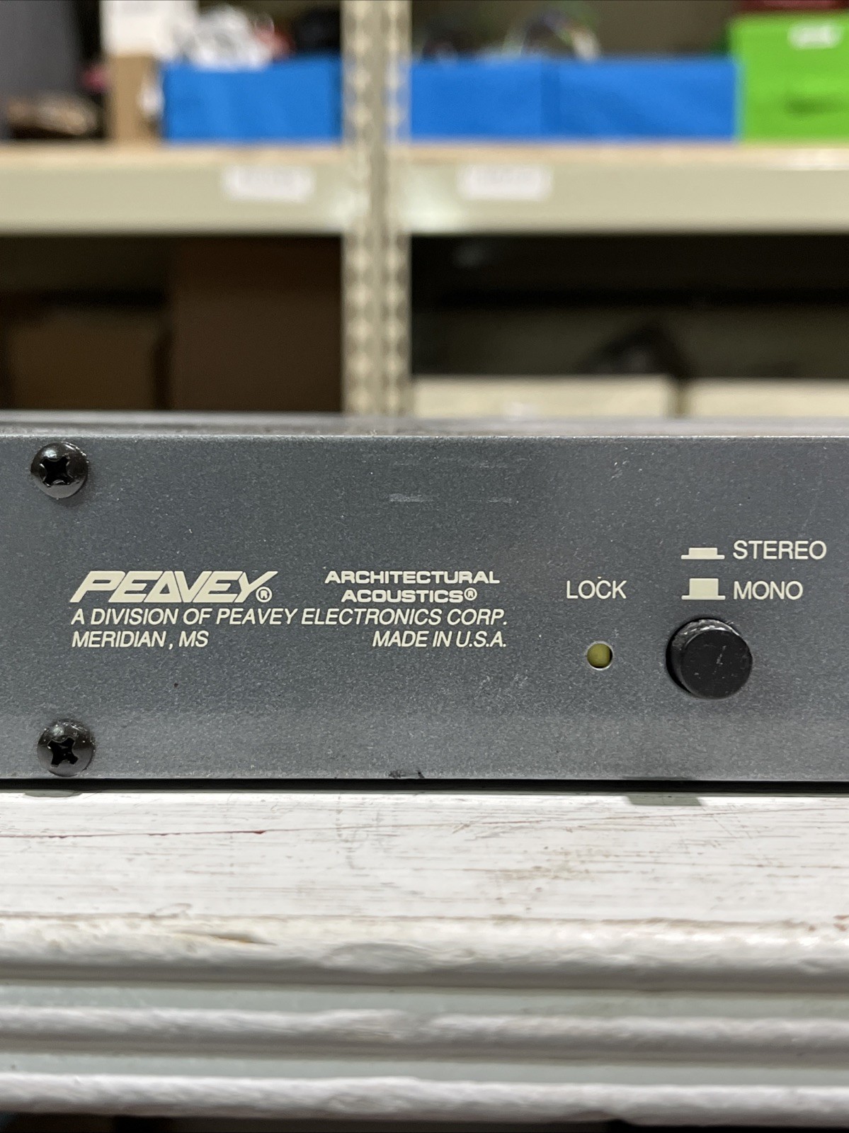 Peavey Architectural Acoustics IDL 1000 Multi-Tap Digital Delay Gray