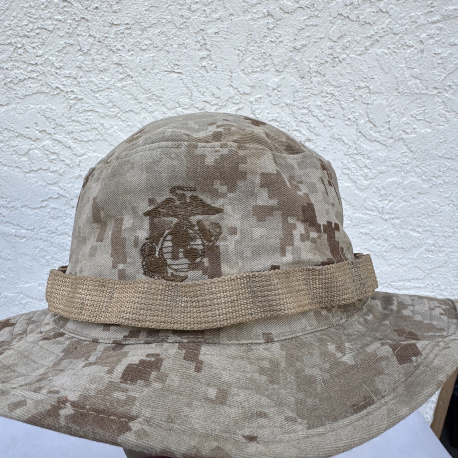 US Marine Corps Desert MARPAT Boonie Hat Cap USMC Size XL
