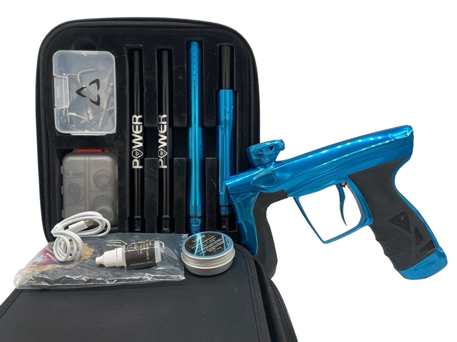 DLX LUXE Aire Gloss Blue Paintball Gun