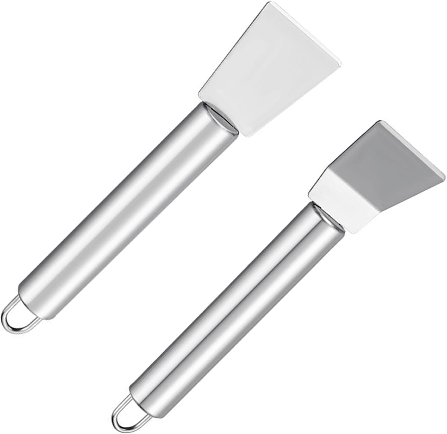 2 Pcs Stainless Steel Scrapers, Cleaning Scraper Tool, Paint Scrapers, Cookware