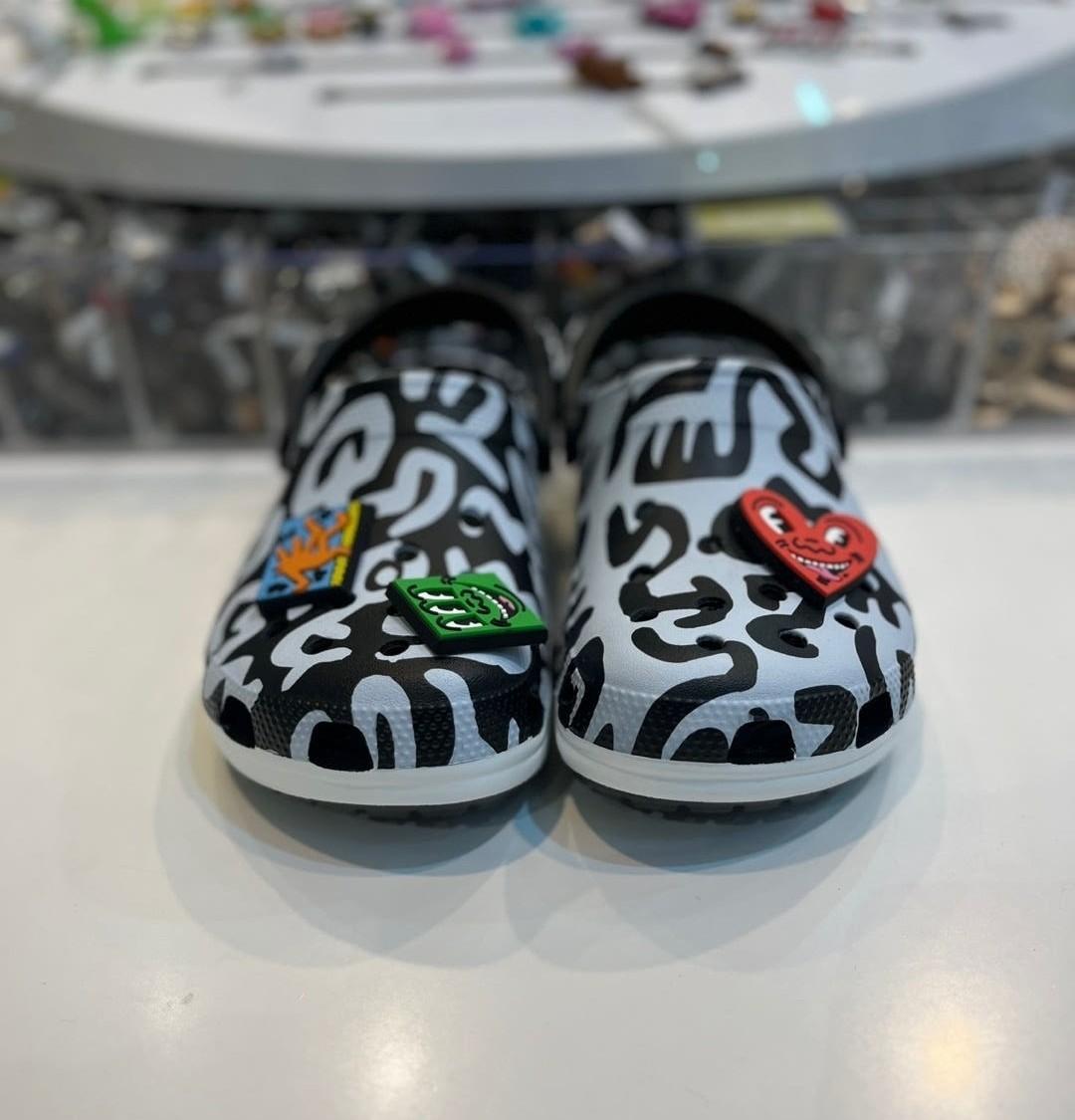 CROCS X Keith Haring Classic Clog - 209488  Multi Unisex Sandal Expeditedship