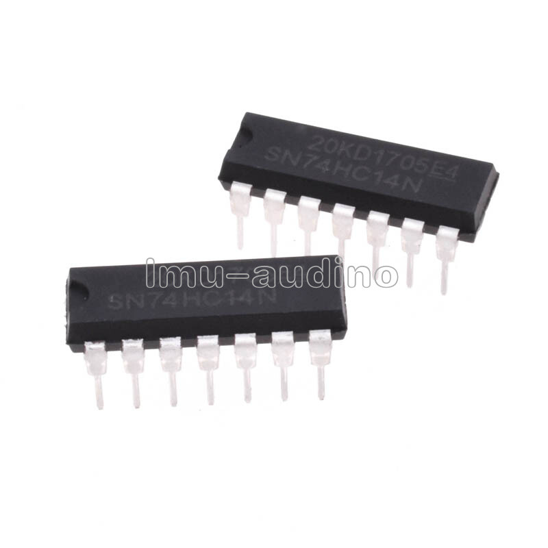 10PCS NEW 74HC14 SN74HC14N HEX SCHMITT TRIGGER INV DIP NEW